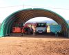 Shelterall Rundbogenhalle in der Industrie